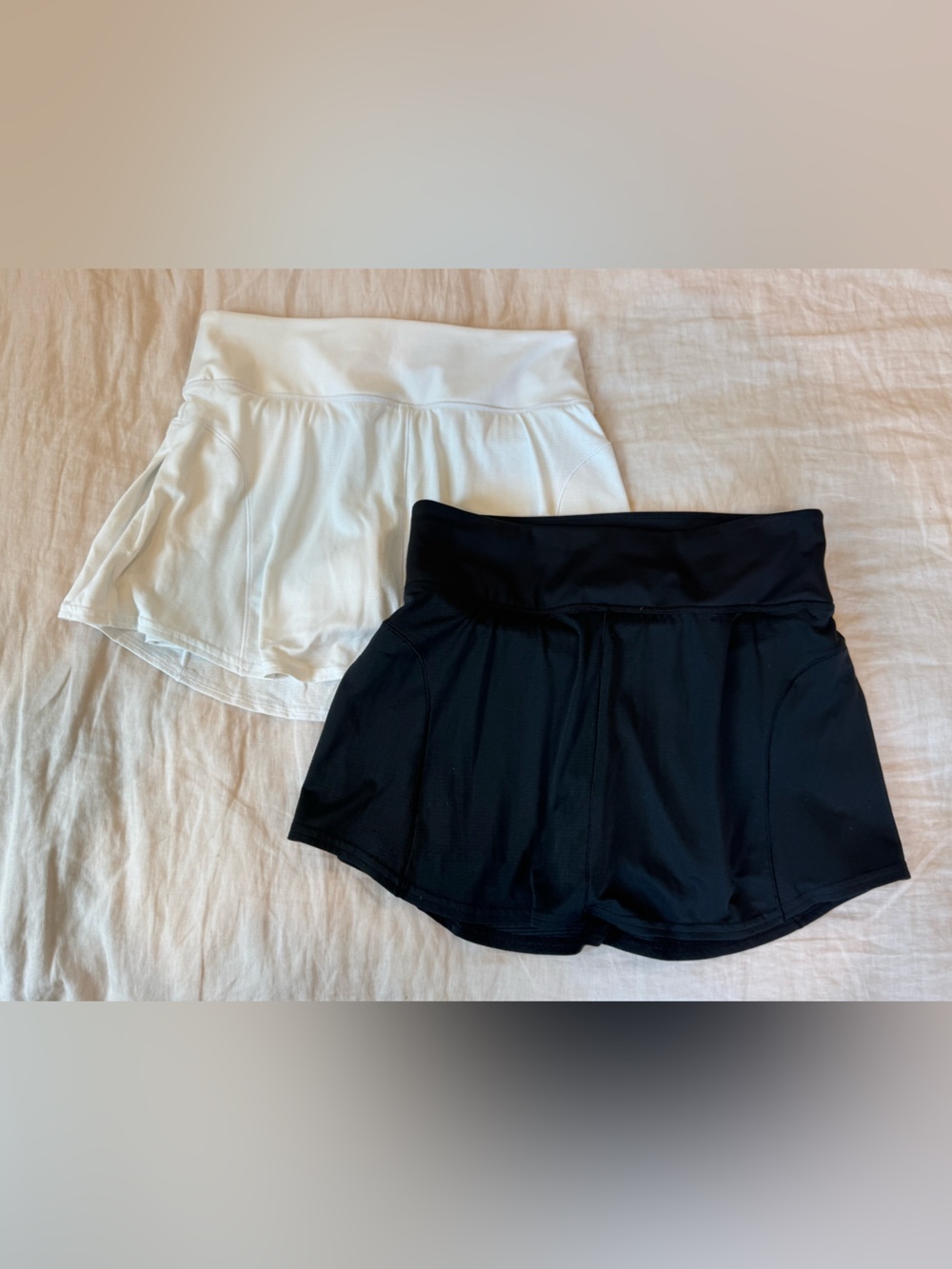 adidas Women's Black and White Tennis Skorts - Dual Pack